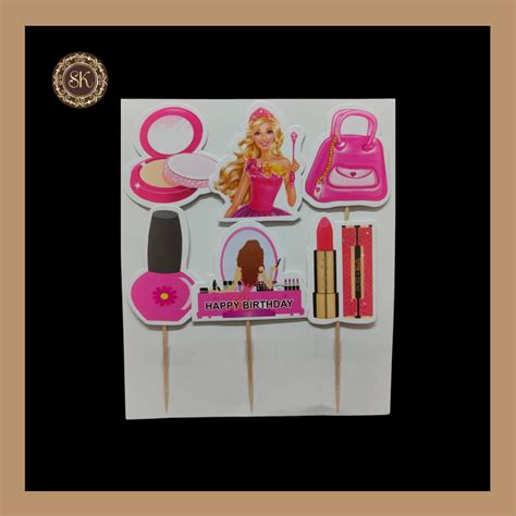 Theme Cake Toppers - 6pcs, Happy Birthday Cake Toppers | Party Cake To ...