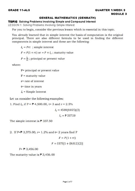 Image result for Genmath 11 Q1 Module 1
