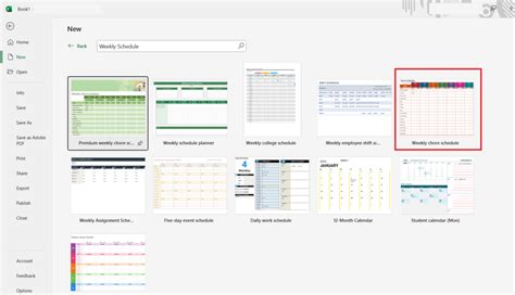 Image result for Making a Weekly Schedule in Excel