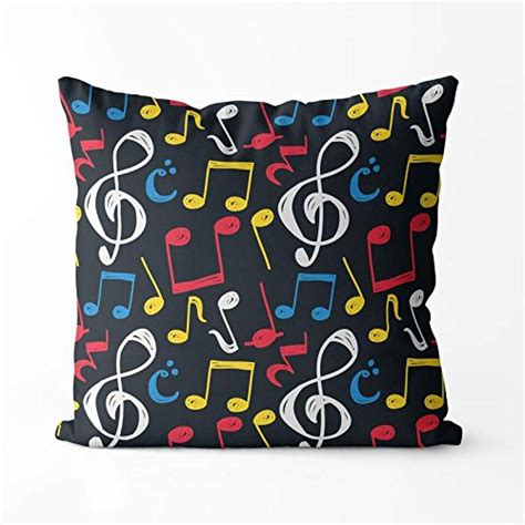 PosterGully - Music Cushion Cover 12 x 12 inch : Amazon.in