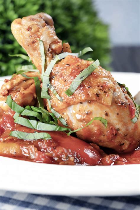 Italian Dish Chicken Vesuvio