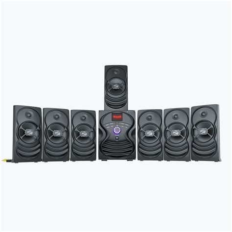Zebronics Omega 7 Speaker - 120W, 7.1ch, LED