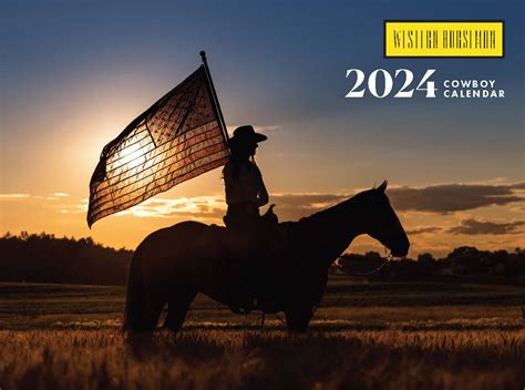 12-Pack of 2024 Cowboy Calendars - Western Horseman