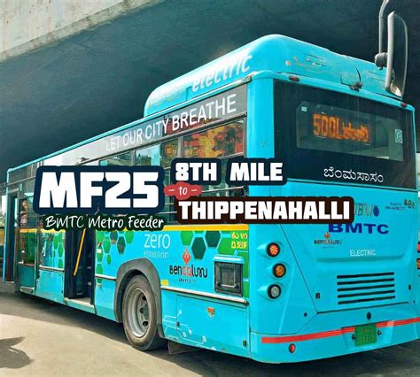 8th Mile to Thippenahalli Bus Timings BMTC Metro Feeder MF25
