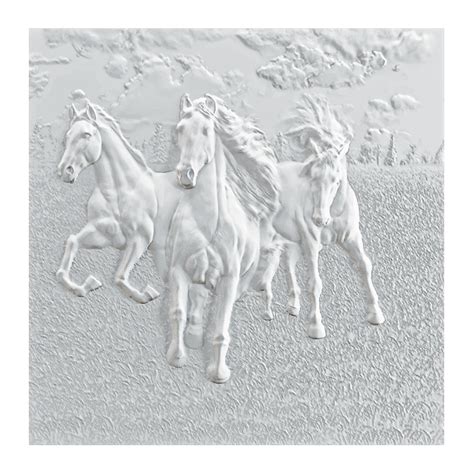 Wall deco – HORSES B-48 3dsky | Free 3D Model Download – 3DSky Model Free