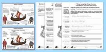 Viking Longships Information and Comprehension Activity English/Polish