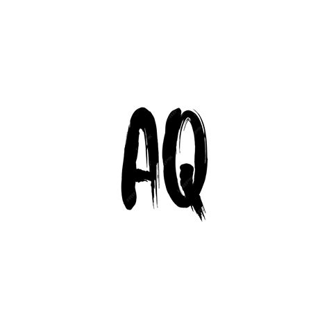 Premium Vector | Aq monogram logo design letter text name symbol ...