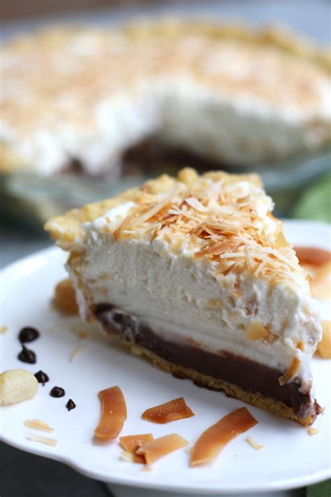 Haupia Pie With Macadamia Crust recipe is a cherished Hawaiian dessert ...
