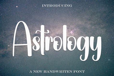Astrology Font by putrasyahreza00 · Creative Fabrica
