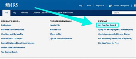 Image result for IRS Transcript Request