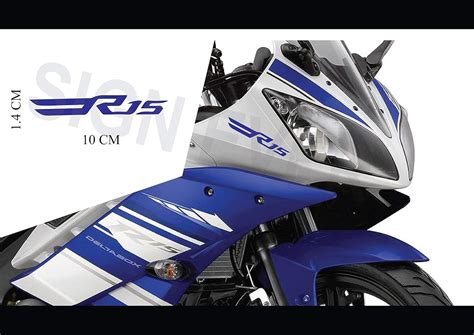 SIGN EVER Stylish Yamaha R15 Stickers for Bike Sides Tank Body Shark ...