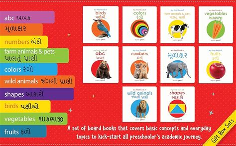 My First English-Gujarati Learning Library (Boxed Set) : Wonder House ...