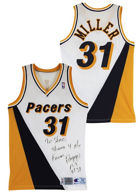 Reggie Miller Autographed Memorabilia | Signed Photo, Jersey ...