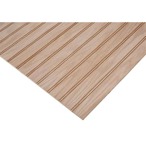 Columbia Forest Products PureBond Red Oak Beaded Plywood Project Panel ...
