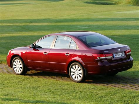 Hyundai Sonata 2008 Red 2008 Hyundai Sonata GLS