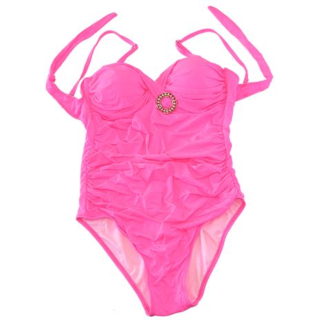 Kupaći kostim jednodelni pink E36052 | Volim svoj dom