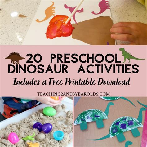 20 Preschool Dinosaur Activities {That Are Fun!}