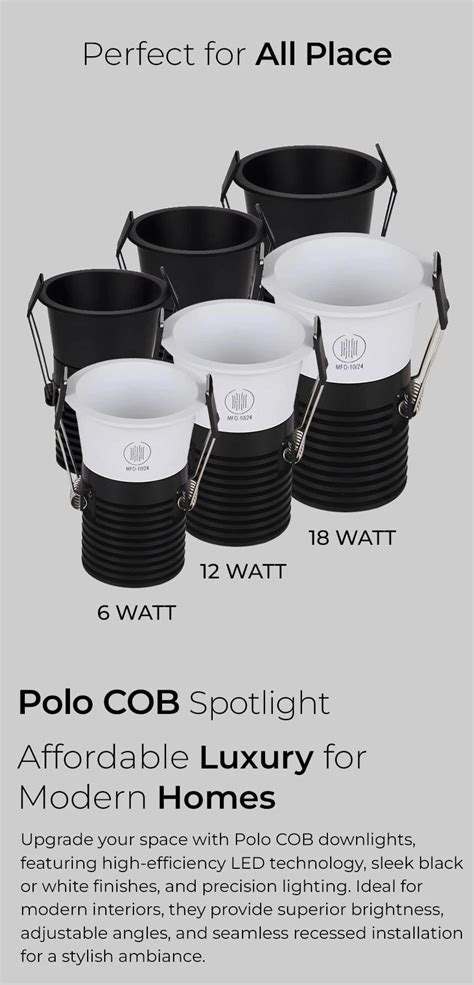 Polo COB Spotlight – Harold Electricals