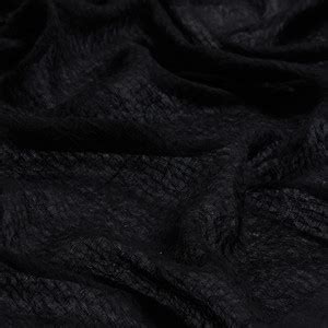 Black Maze Print Cotton Scarf | Ipekevi