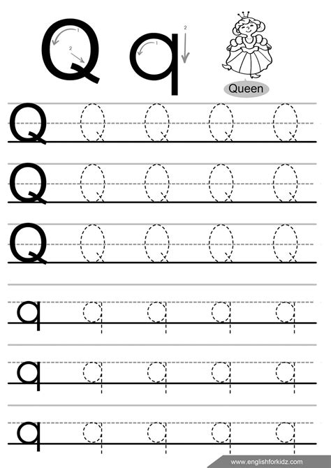 Step By Step Letter Q