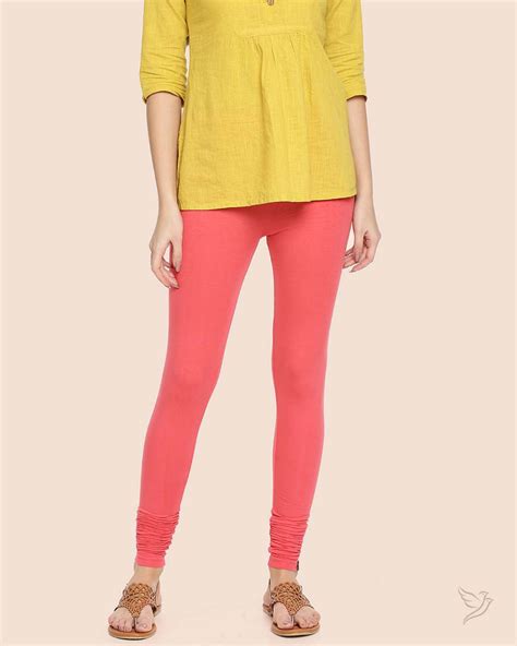 Twinbirds Spiced coral Women Churidar Legging - Radiant Series