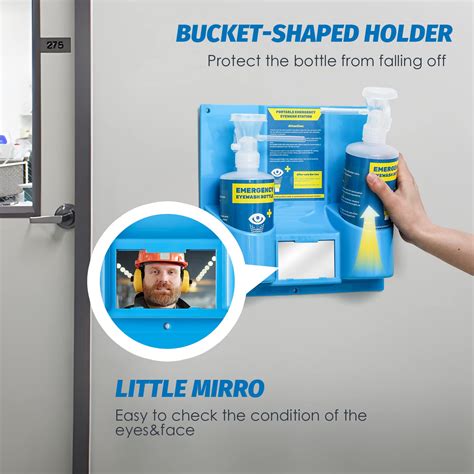 Eye Wash Station Emergency Eye Wash Kit Wall Mount | Ubuy India