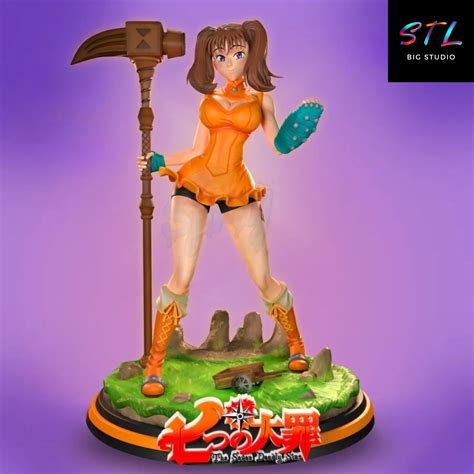 ⚒️ Diane STL | Figura 3D de The Seven Deadly Sins