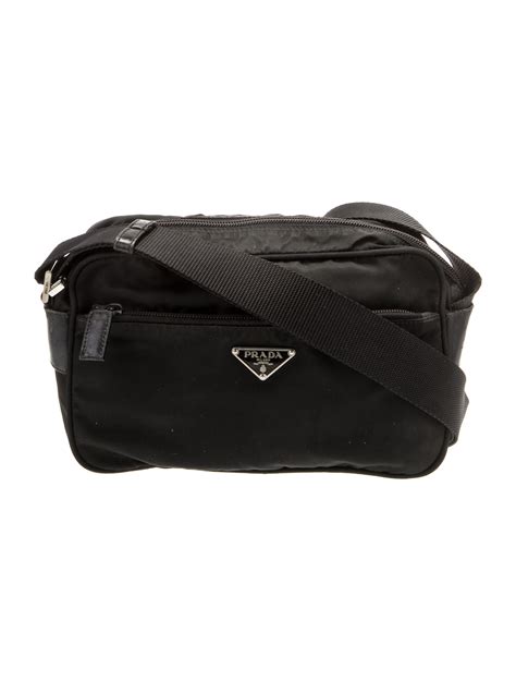 Prada Tessuto Crossbody Bag - Black Crossbody Bags, Handbags ...