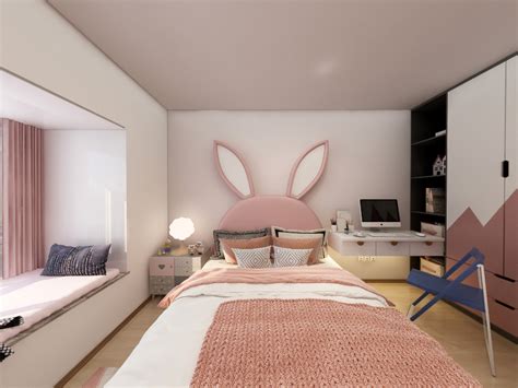 86平米日式风格三室卧室装修效果图，背景墙创意设计图 - 金地新家官网