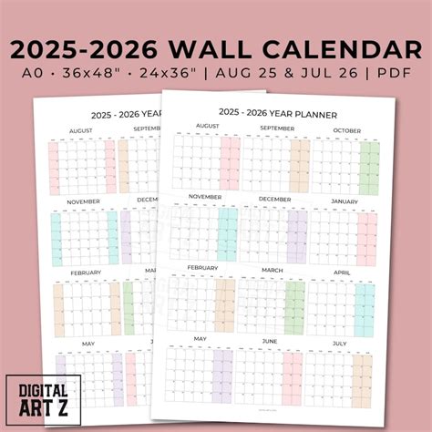 Spokane Public Schools Calendar 2025 2026 - Etsy Canada