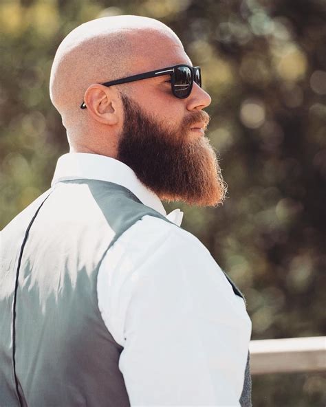 Bald & Bearded | Bald with beard, Bald men with beards, Beard styles