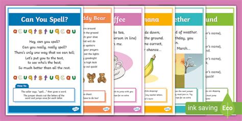 Skipping Games and Rhymes Posters - PE - Breaktimes - Twinkl