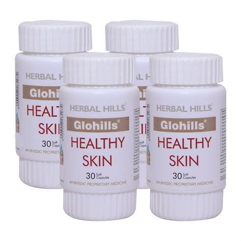 Buy Herbal Hills Glohills Capsules Skin Care (30 Count Pack Of 4 ...