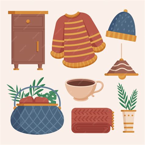Free Vector | Hand drawn lagom element collection
