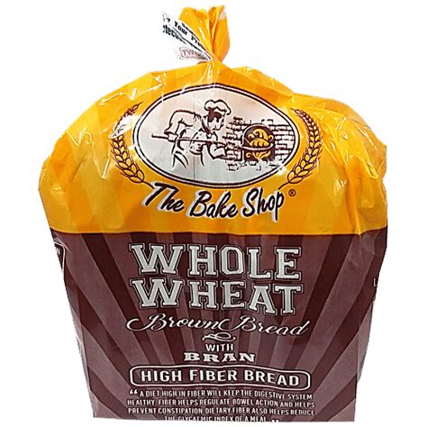 Buy THE BAKE SHOP Whole Wheat Brown Bread With Bran - Mini, High Fibre ...