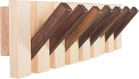 Oswaal Wood Crafts Wooden Wall Mounted Hook with Unique Foldable Design ...