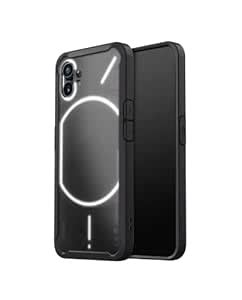 DailyObjects Black Frosted 2.0 Clear Case Cover for Nothing Phone 1 ...