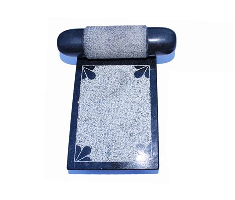 Pure Granite Ammikallu SIL Batta Home Decor Natural Hand Grinder Morta ...