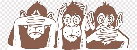 Three Wise Monkeys Drawings
