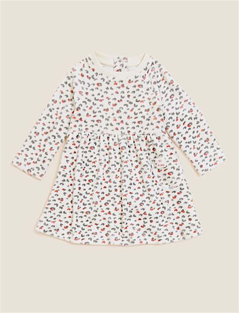 Buy Animal Print Dress (0-3 Yrs) at Marks & Spencer