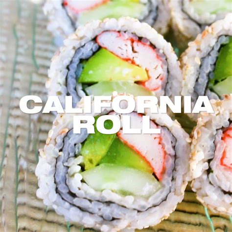California roll sushi recipe – Artofit