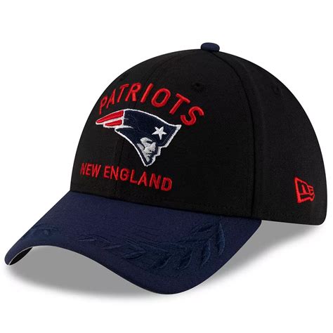 Men's New Era Black/Navy New England Patriots 2025 NFL Draft 39THIRTY ...
