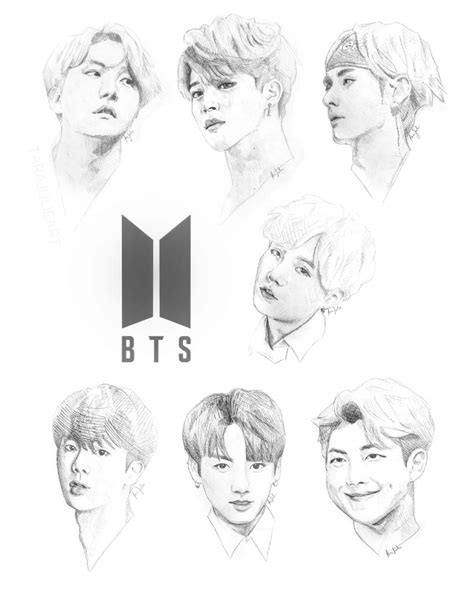 Image result for BTS Drawing Tutorial
