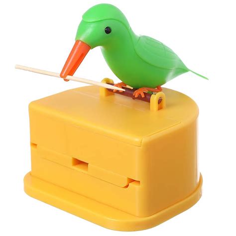 Buy Parbrahm Plastic Bird Toothpick Dispenser | Toothpick Storage Box ...