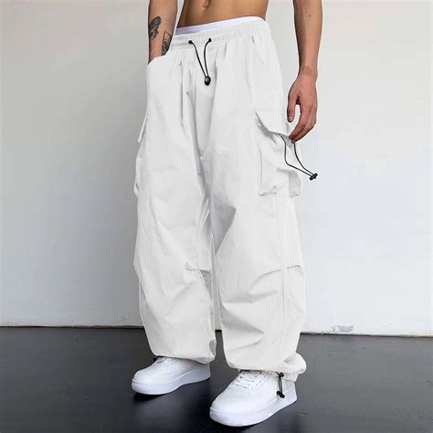 cllios Mens Casual Cargo Pants Hiking Pants Baggy Joggers Athletic ...