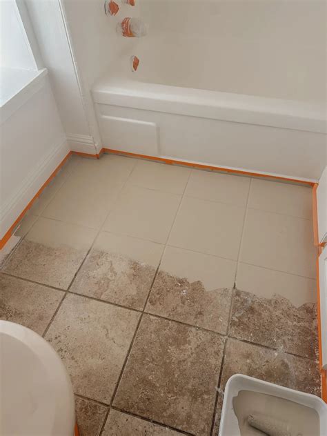 Floor Paint to Update Dated Tile the Easy Way - The Home and Habit ...