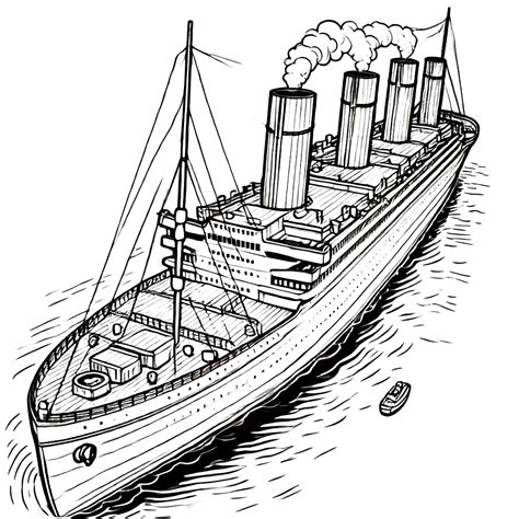 29 Free Titanic Coloring Pages: Aboard the Legendary Ship