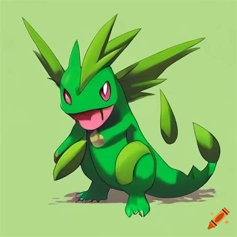 Green Dragon Cartoon Pokemon