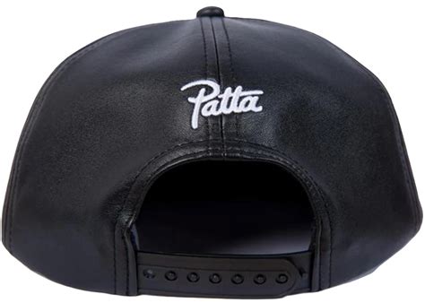 Patta x Emory Douglas Faux Leather Sports Cap Black - SS21 - US