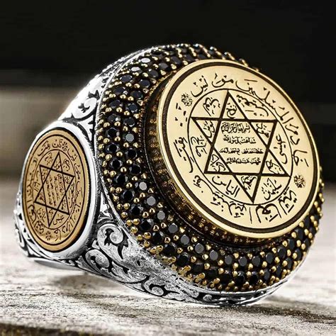 King Solomon Rings Seal Of Suleiman Ring, King Solomon, Star Of David,